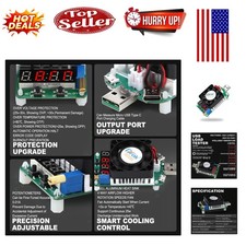 High-Precision USB Load Tester with Temperature Control Discharge Function
