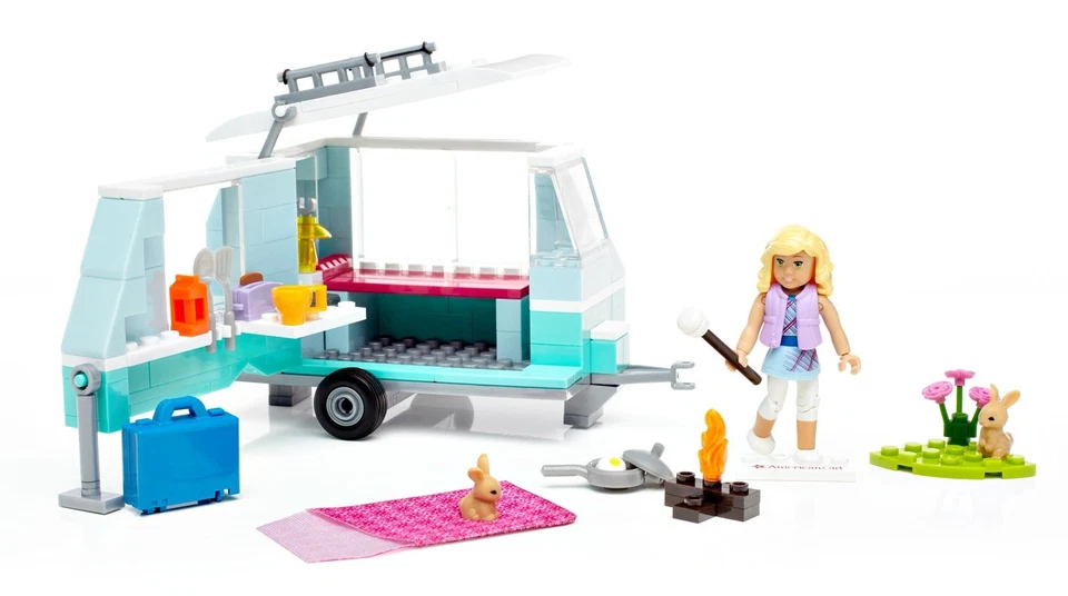 Mega Construx American Girl Lanie's Camping Trip Building Set (DYN75),8 años Foto 4 de 4