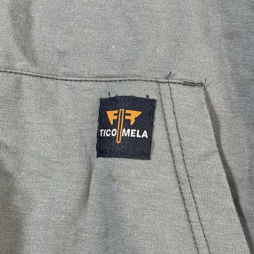 Ticomela FR (Flame Resistant Clothing) Gray Red Hooded Sweatshirt XXL 2XL - Picture 2 of 13
