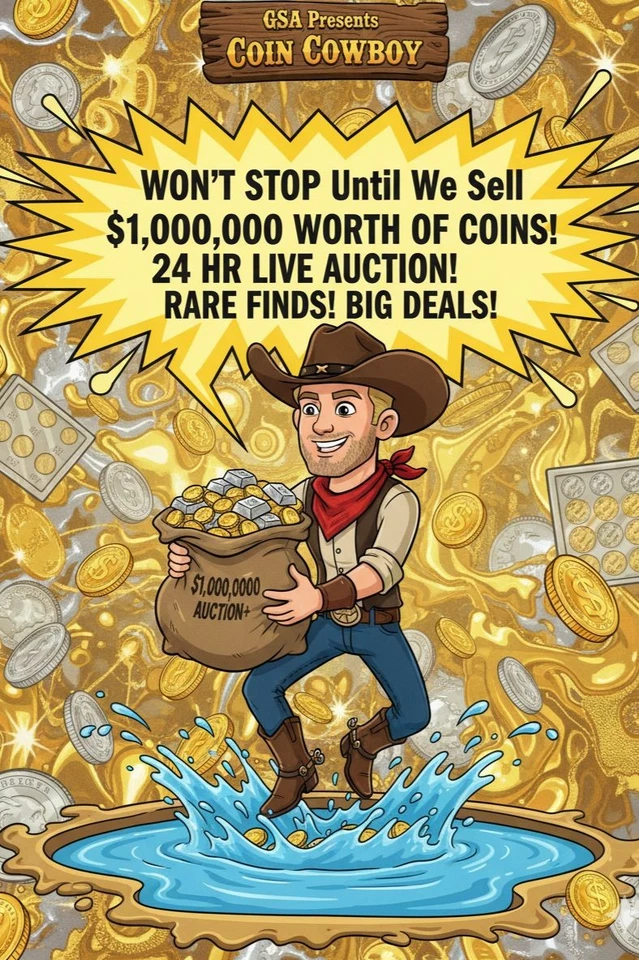 $1 Starts! Rare Coins & Sudden Death Gold Slabs w/ Ryan & Luke