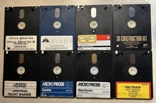 Bundle of 8 Vintage Amstrad Games CPC 464 Floppy Disc