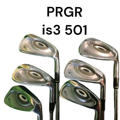 PRGR] is3 501 2006 Iron Set 6pcs 5-6-7-8-9-P Shaft Dynamic Gold