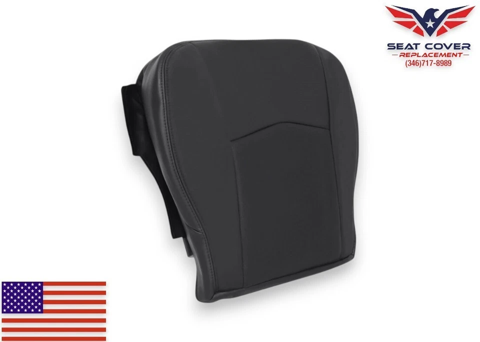 Fundas de asiento 2004-2009 para Cadillac SRX cuero perforado negro ébano genuino Foto 4 de 4