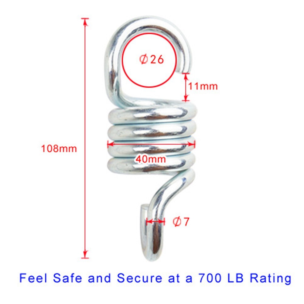 Marine Grade Stainless Steel Chair Spring for Hanging Chairs and