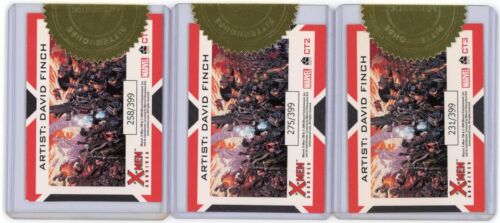 X-MEN ARCHIVES 2009 RITTENHOUSE MARVEL #CT1/CT2/CT3 CASE TOPPER 3-CARD SET #/399 - Picture 2 of 2