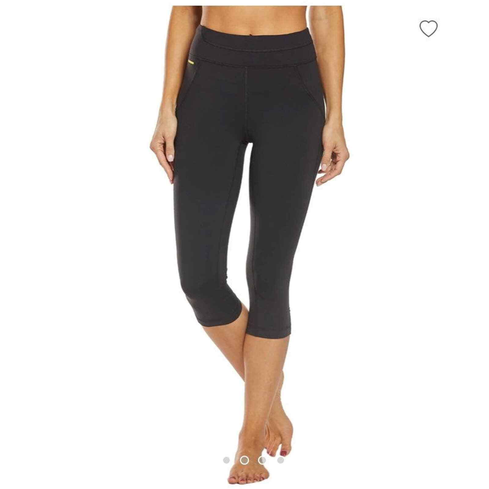 Lole capri crop legging tight womens medium black | eBay