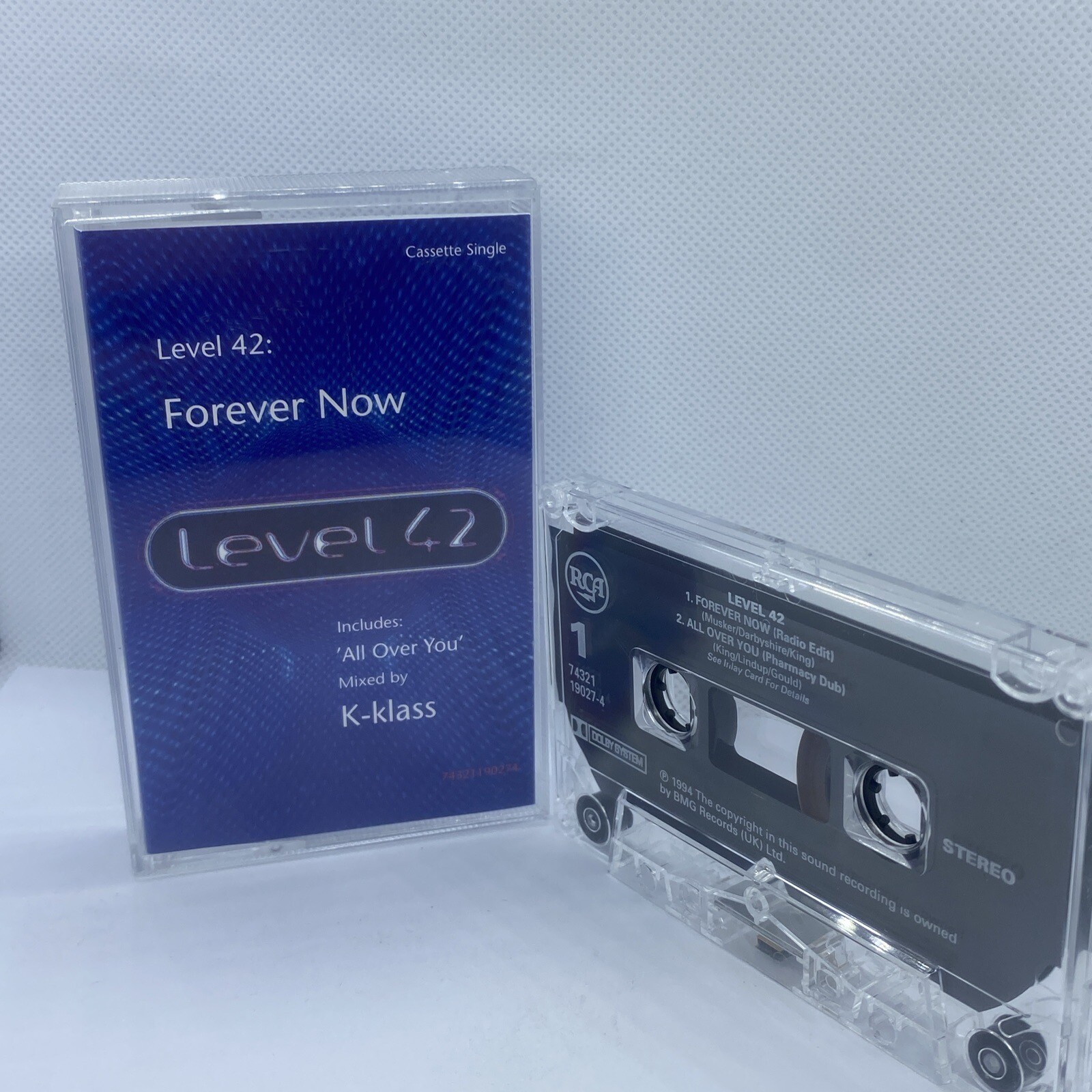 Level 42, Forever Now / All Over You Cassette Tape single (RCA, 1994)