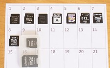 1x Brand Name Mini SD Memory Card Various Sizes Kingston Transcend 3