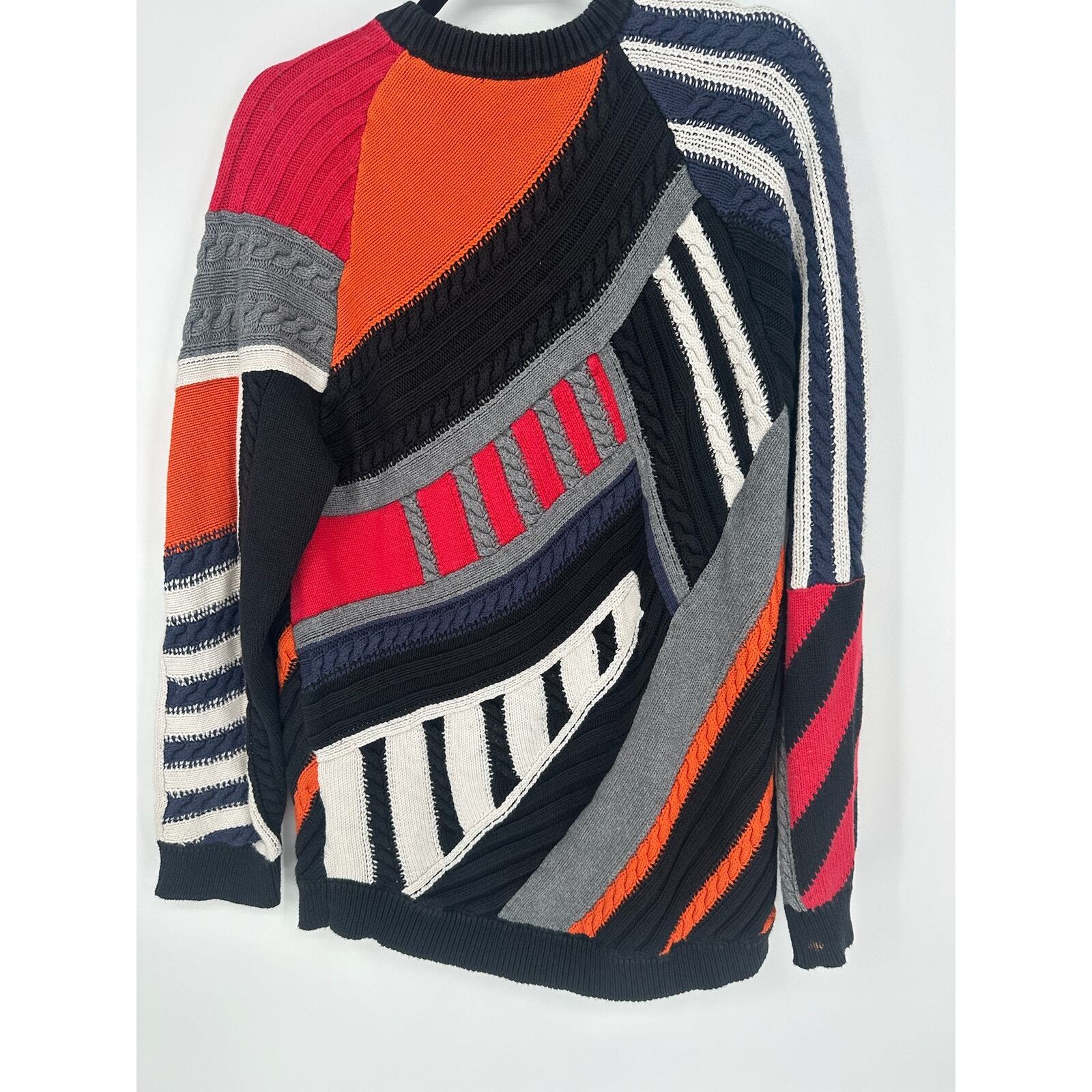 Koché Patchwork Oversized Sweater LARGE - image 7