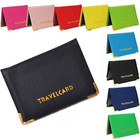 New PU Leather Travel Bus Rail Pass Card Holder Oyster Cover Case Holder Wallet