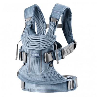 BabyBjorn Baby Carrier One Air 3D Mesh Slate Blue UK