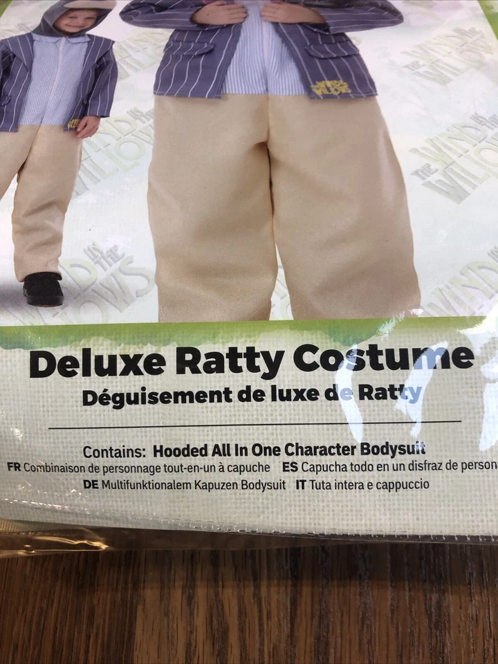 Paquete de disfraces de El viento en los sauces Ratty & Toad para niños vestidos de fantasía s1-2 años Foto 4 de 4