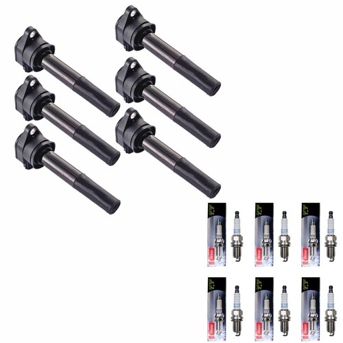 IGNITION COILs + Denso Spark plugs For 0408 Mitsubishi Endeavor Galant