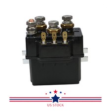 12v Heavy Duty Winch Relay Contactor Solenoid 500a 12000lb Max For Atv Utv Truck