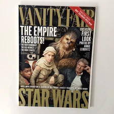 Vanity Fair Mag June 2015 Star Wars Empire Reboots Leibovitz Chewbacca Han Solo
