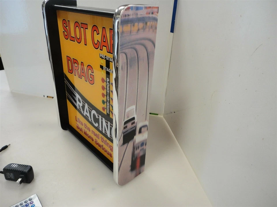 Slot car Drag Racing LED Display light sign box - Image 2 of 4