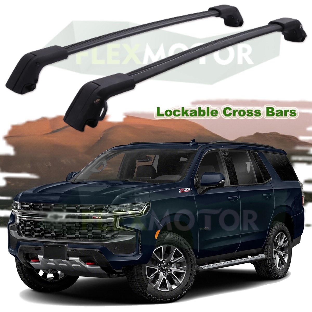 Tahoe Z71 2020 Chevy Tahoe Roof Rack Cross Bars 2021 Tahoe Z71 Gmc