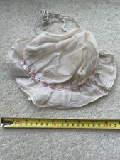 Large vintage cotton doll's hat/bonnet