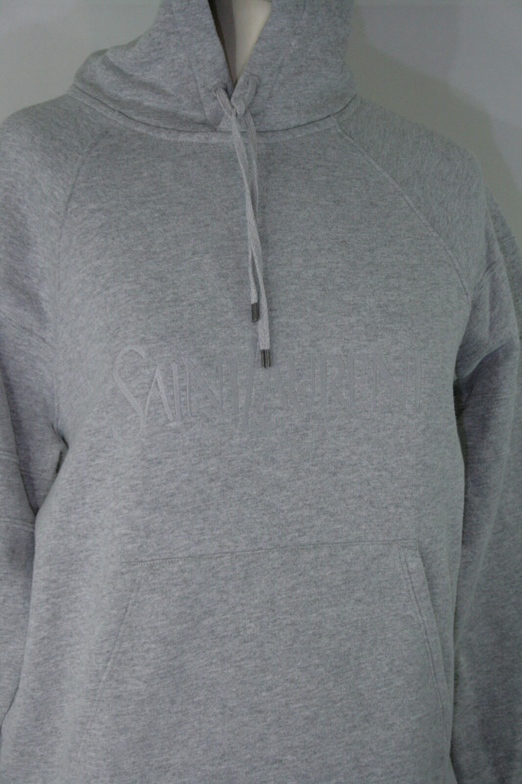 Mega Saint Laurent felpa con cappuccio grigia taglia XS 355 2 188 *si prega di misurare*