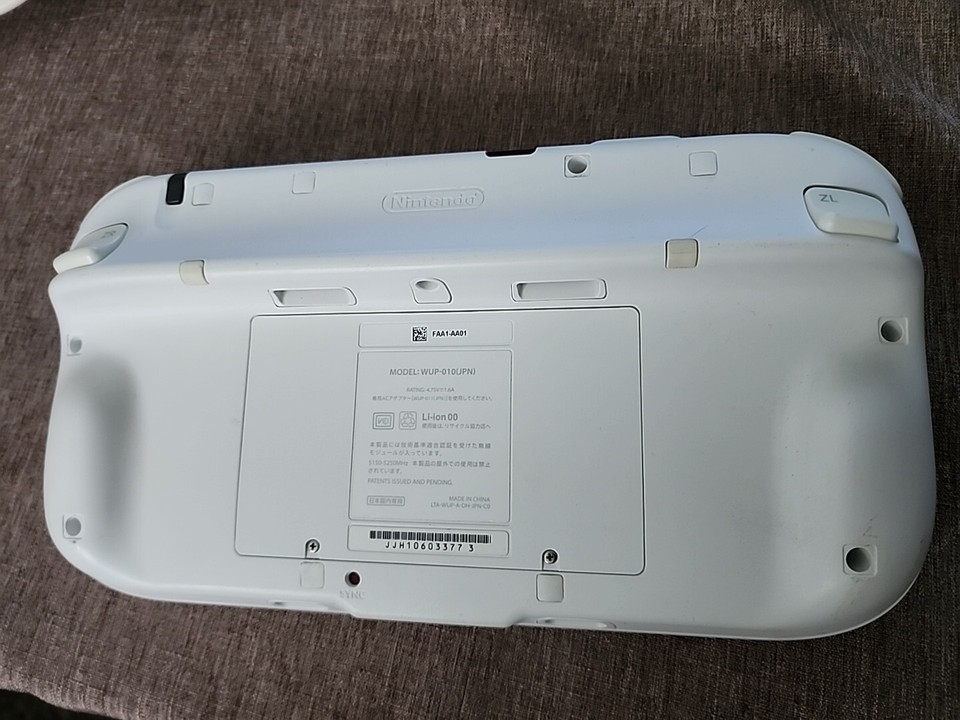Nintendo Wii U GamePad WUP010 Great Condition White USA VERSION eBay