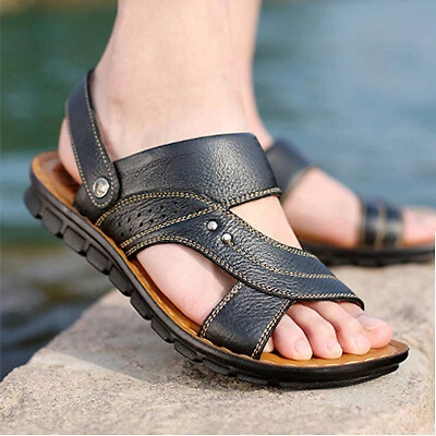 Mens sandals hotsell without back strap