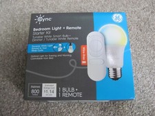 Brand New GE Cync Bedroom Light Bulb + Remote...