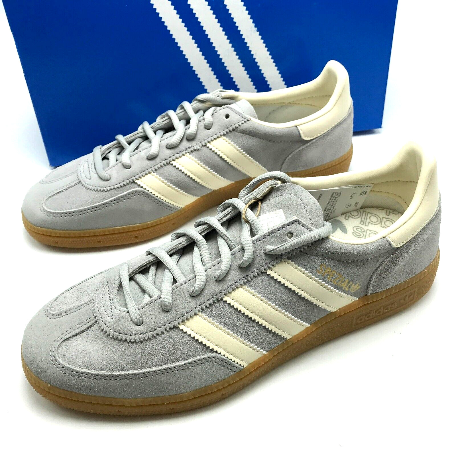 ADIDAS Originals Handball Spezial Grey Cream White IF7086 Men's shoes sz 8-11