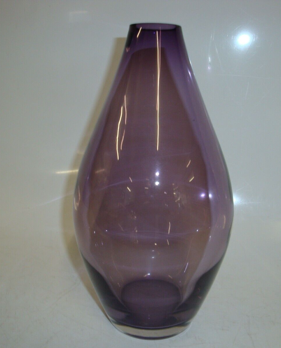 Caithness Purple Vase 27cms Tall eBay
