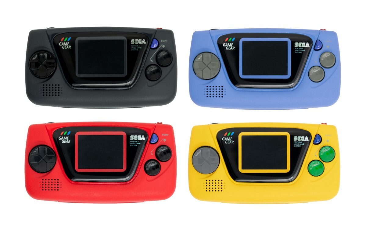 ゲームギア本体BIGWindowⅡ SEGA Game Gear Micro Black Blue Yellow Red White Big Window