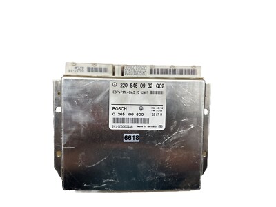   00-06 Mercedes W220 S430 CL500 PML BAS ABS ESP Control Module 2205450932 OEM