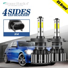 LED for Honda CRV 1997-2004 Headlight Kit H4 9003 6000K White Bulbs Hi/Low Beam