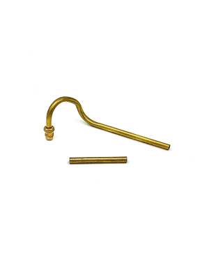 Neu Wilesco 01818 Dampfrohr in 2 Teilen Messing für D305