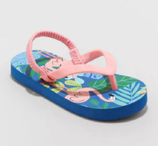 Cat Jack Kids' Girls Adrian Flip Flop Sandals Size Medium 7/8