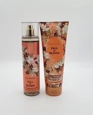 Bath & Body Works Fall In Bloom Fine Fragrance Body Mist & Body Cream Set of 2
