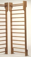 (05) SPALLIERA SVEDESE A 1 CAMP. CM 90x250 SMONT.  FAGGIO VERNICIATO AL NATURALE