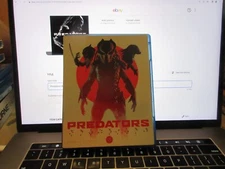 Predators (Blu-ray, 2010) WITH RARE ARTWORK CARD COVER free ship!!!