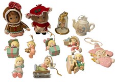 Lot of 12 Vtg Precious Moments Figurines Ornaments 1994-2000