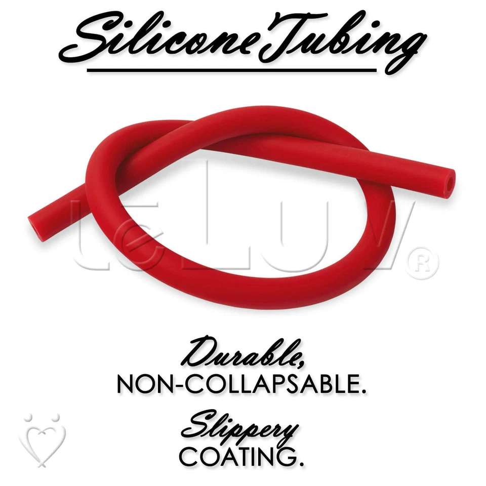 LeLuv Vacuum Breast Pump MAXI Red Premium Silicone Hose Quick-Disconnect System - Image 3 of 4