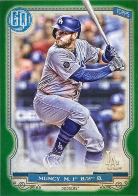 2020 Topps Gypsy Queen Green Parallel Max Muncy Los Angeles Dodgers #202 MLB LA
