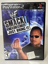 WWF SmackDown: Just Bring It (Sony PlayStation 2, 2002) PS2 Complete W/ Manual