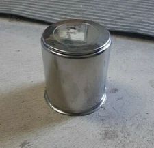 3.19 CHROME PUSH THRU Center Cap With Removable Insert - CHROME insert