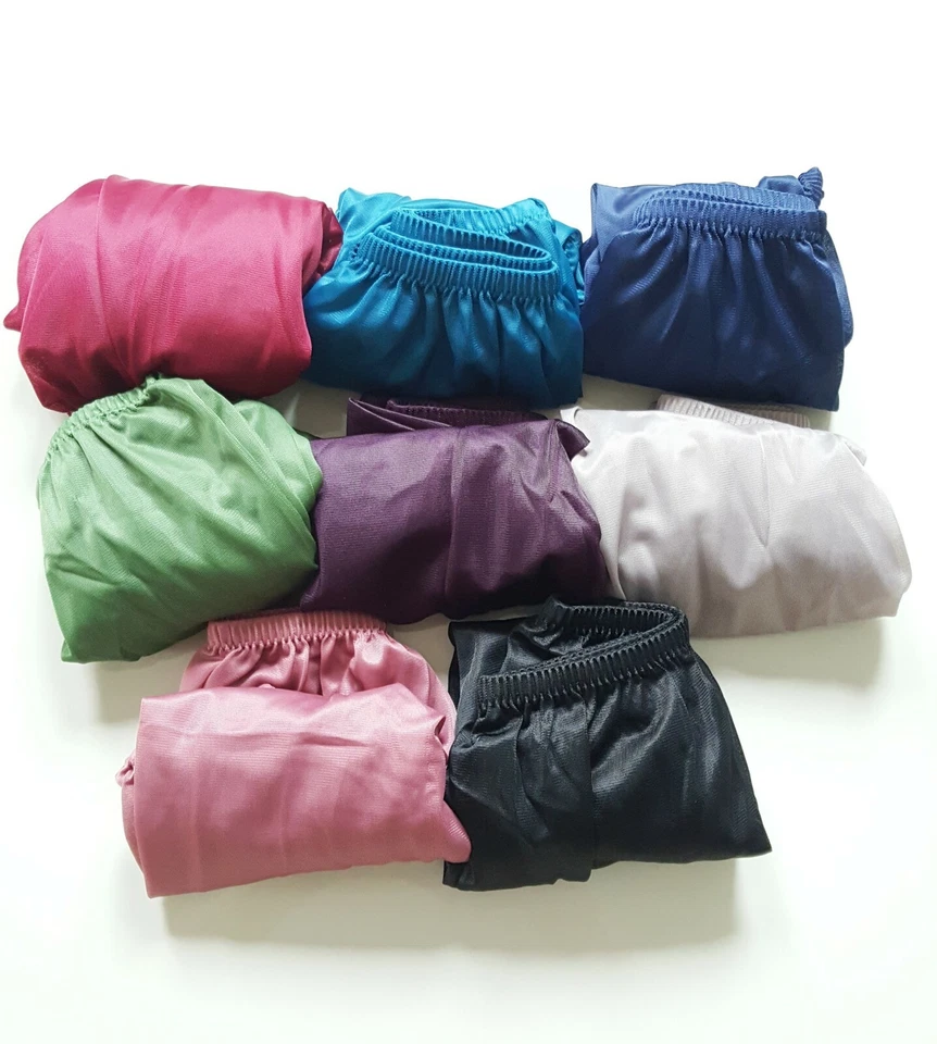 XXL Plus Size Nylon Panties Briefs Comfort Soft Unisex All 2XL Waist 24-39" Lot - Image 3 of 4