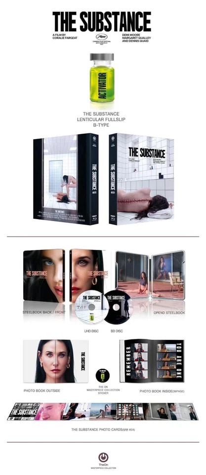 THE SUBSTANCE 4K Blu-ray Steelbook TheOn KimchiDVD #44 One Click Box - Image 4 of 4