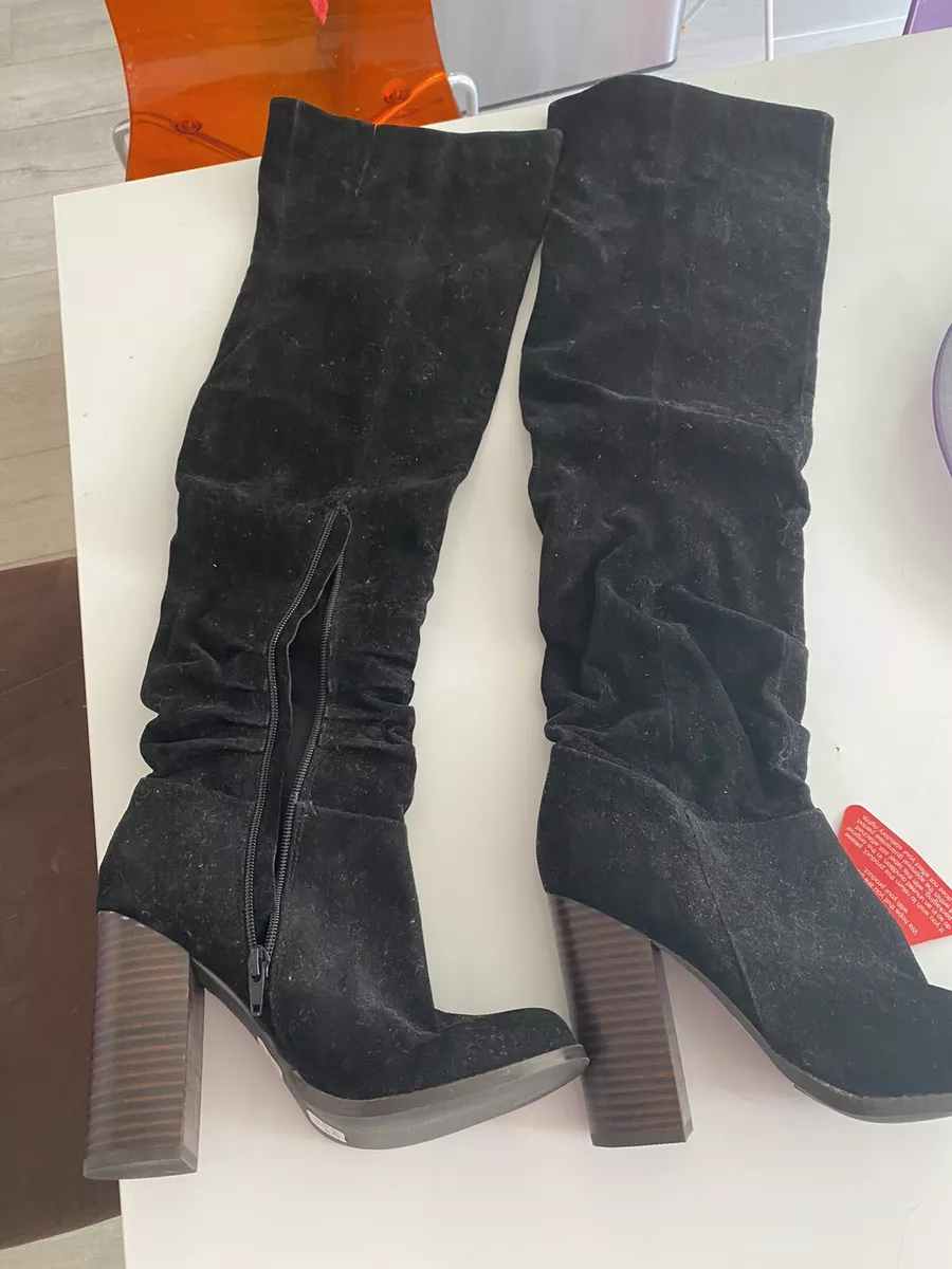 River island thigh outlet high boots