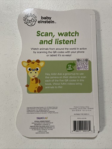 Baby Einstein Animals of the World & Farm Friends Board Books - New Lot (2) - Picture 5 of 5