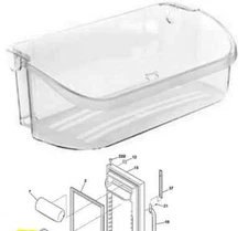 Top Door Shelf Bin - Frigidaire FGHS2631PF5A FGHS2631PF2 FPUS2686LF3 FRS6LF7JS3