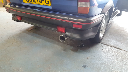 Ford Fiesta Mk2 XR2 CVH T304 Stainless Exhaust System with Factory 2" outlet - Video 1 of 1