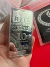Mint Condition 10 oz .999 Fine Silver Bar - Republic Metals Corp. (RMC)