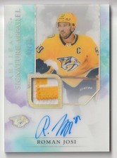 2025-26 ARTIFACTS SIGNATURE APPAREL AUTO PATCH ROMAN JOSI 07/12 NASHVILLE