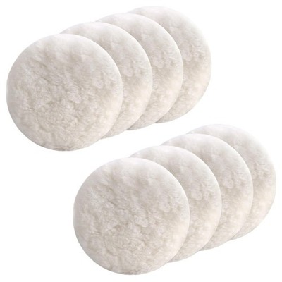 Utoolmart 4'' Wool Polishing Pad Hook and Loop Buffing Wheel for Car Auto Orbi...